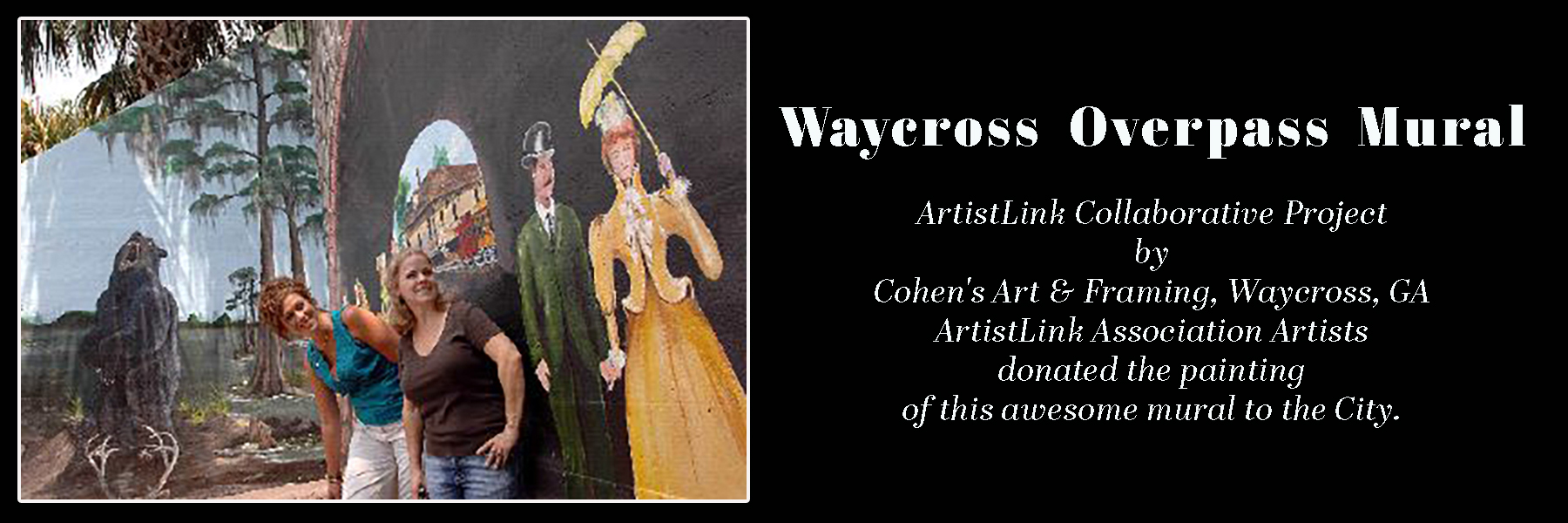 Waycross Overpass Mural